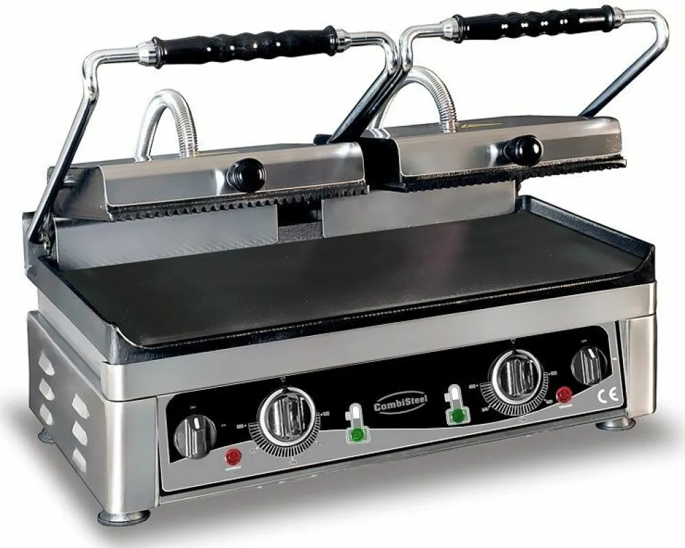 Combisteel Elektro Kontaktgrill doppelt glatt/gerillt 560 mm