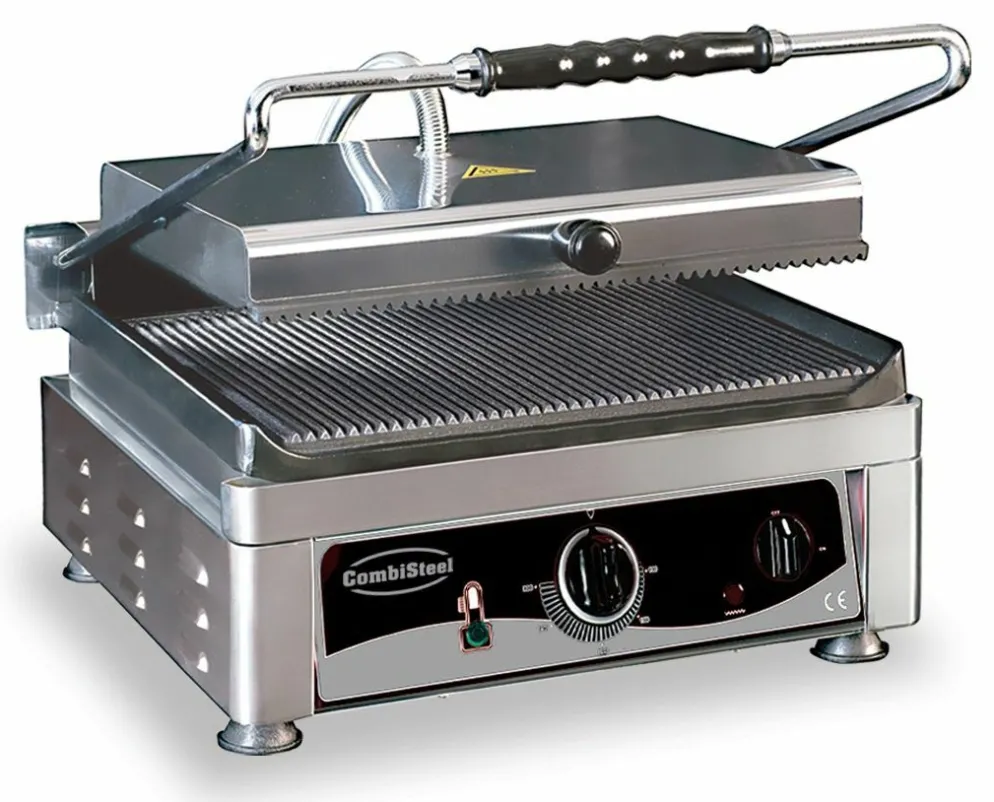 Combisteel Elektro Kontaktgrill gerillt 510 mm, Tischgerät