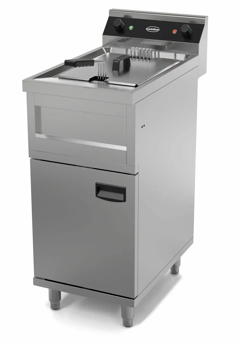CombiSteel Fritteuse, 400 V / 6 kW, 12 L, 400x700x850 mm