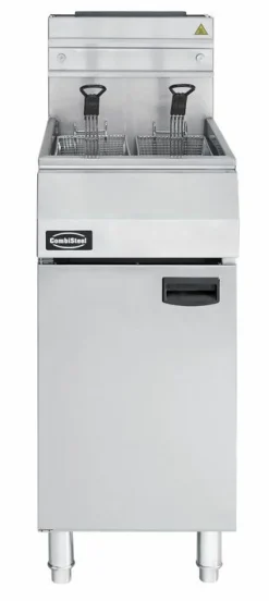 CombiSteel Gas-Fritteuse, 21 Liter, 400x1180mm, 24 kW Erdgas