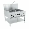 Combisteel Gas-Woktisch 2×17 kW + 1×9 kW