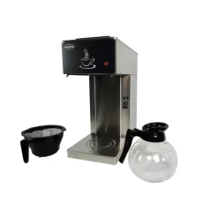 Combisteel Kaffeemaschine mit Glaskanne 1,8L Edelstahl