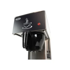 Combisteel Kaffeemaschine mit 2 Glaskannen 1,8L Edelstahl