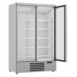 Combisteel Kühlschrank 2 Glastüren JDE1000R 1253 mm