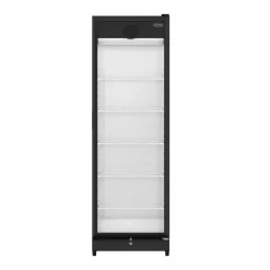 Combisteel Kühlschrank 1 Glastür Schwarz PIB360R 595 mm