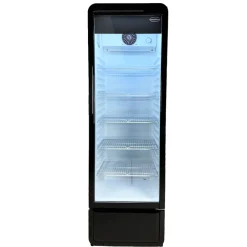 Combisteel Kühlschrank 1 Glastür Schwarz PIB280R 540 mm