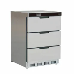 Combisteel Kühlschrank RFS 3 Schubladen Edelstahl 600 mm