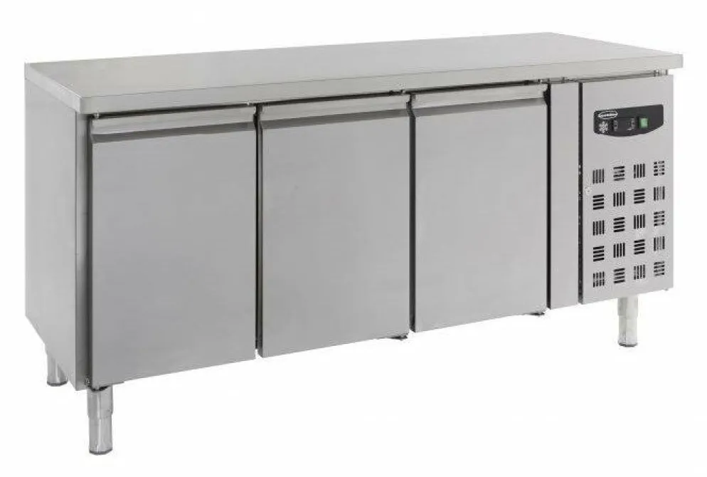 CombiSteel Kühltisch 3 Türen, 417L, 1795x700x850mm