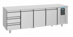CombiSteel Kühltisch 3 Türen 3 Schubladen 632L, 2330x700x850mm