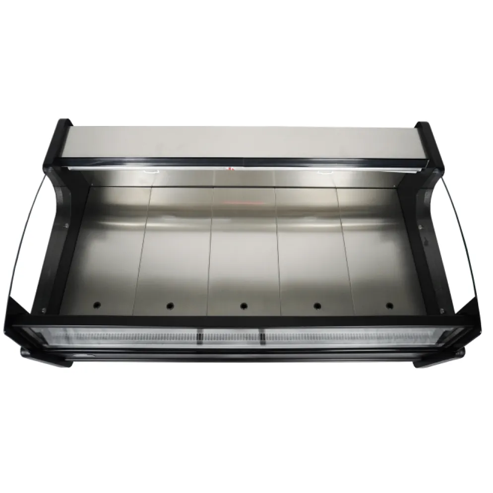 Combisteel Kühlvitrine Ronald 1.5 Schwarz 1580 mm