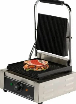 CombiSteel Kontaktgrill Panini, Platten gerillt, 320x410x190mm