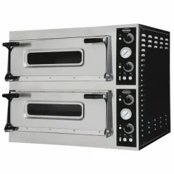 Combisteel Pizzaofen Doppelkammer für 2x 4 Pizzen, Ø-40cm
