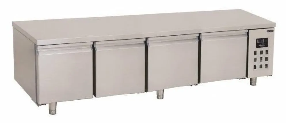 CombiSteel ProLine Kühltisch 4 Türen, 360L, 2130x700x600mm