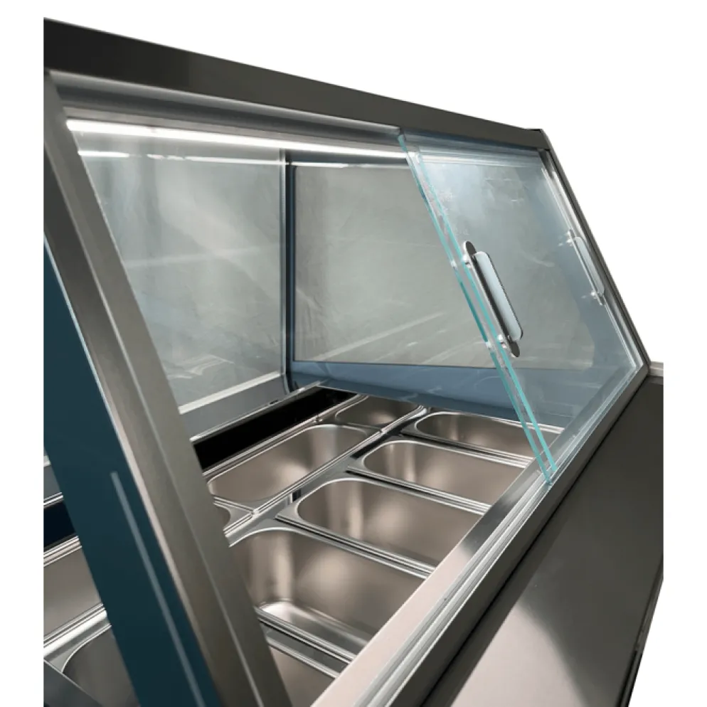 Combisteel Speiseeisvitrine Phuket 9×5 L 1260 mm