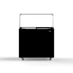 Combisteel Speiseeisvitrine Corsica 6×5 L Schwarz 909 mm