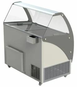 CombiSteel Speise-Eisvitrine Curacao, 10x 5 L Behälter, 1457x885x1257mm