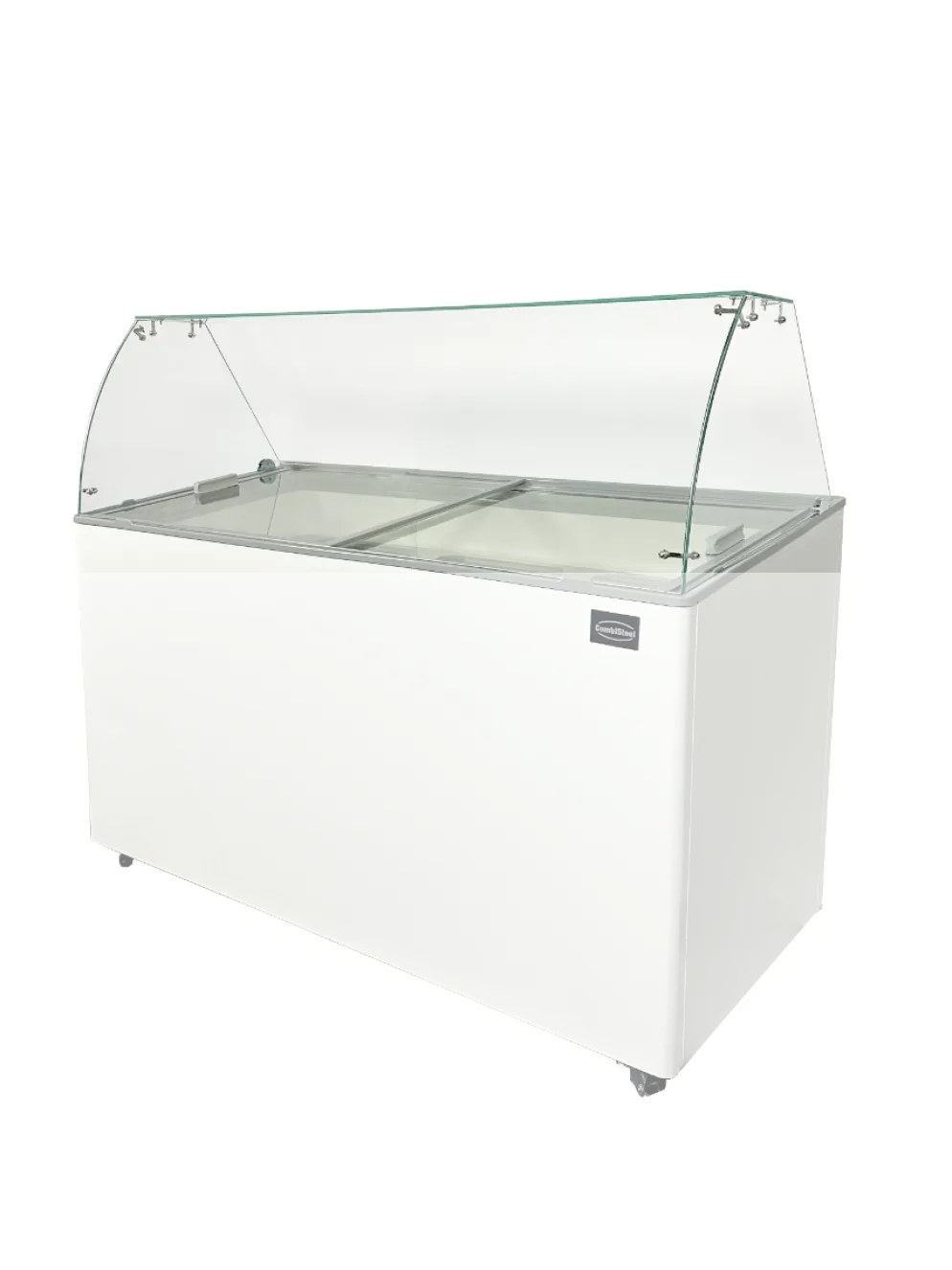 Combisteel Speiseeisvitrine Corsica 6×5 L Weiß 909 mm