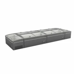 Combisteel Supermarkt Tiefkühltruhe Grau 630 L