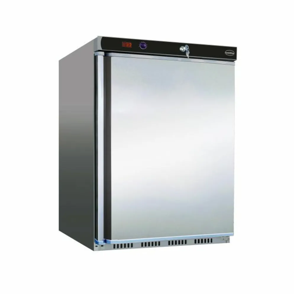 Combisteel Tiefkühlschrank Edelstahl 1 Tür 600 mm