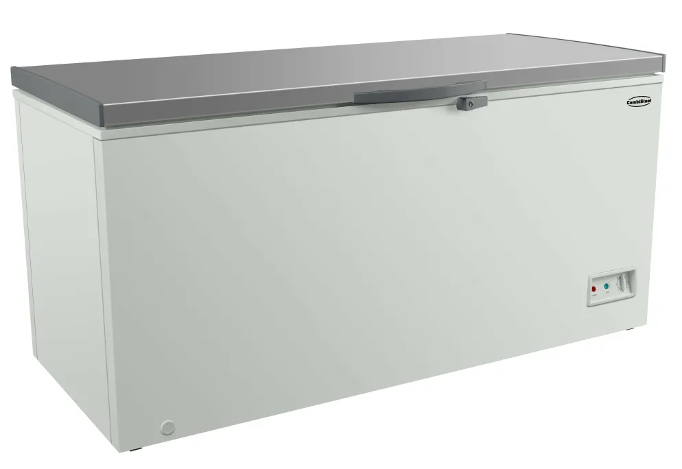 Combisteel Tiefkühltruhe mit Edelstahldeckel, 562 Liter