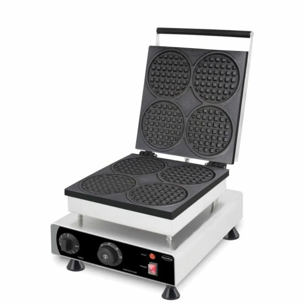 Combisteel Waffeleisen für 4 runde Waffeln