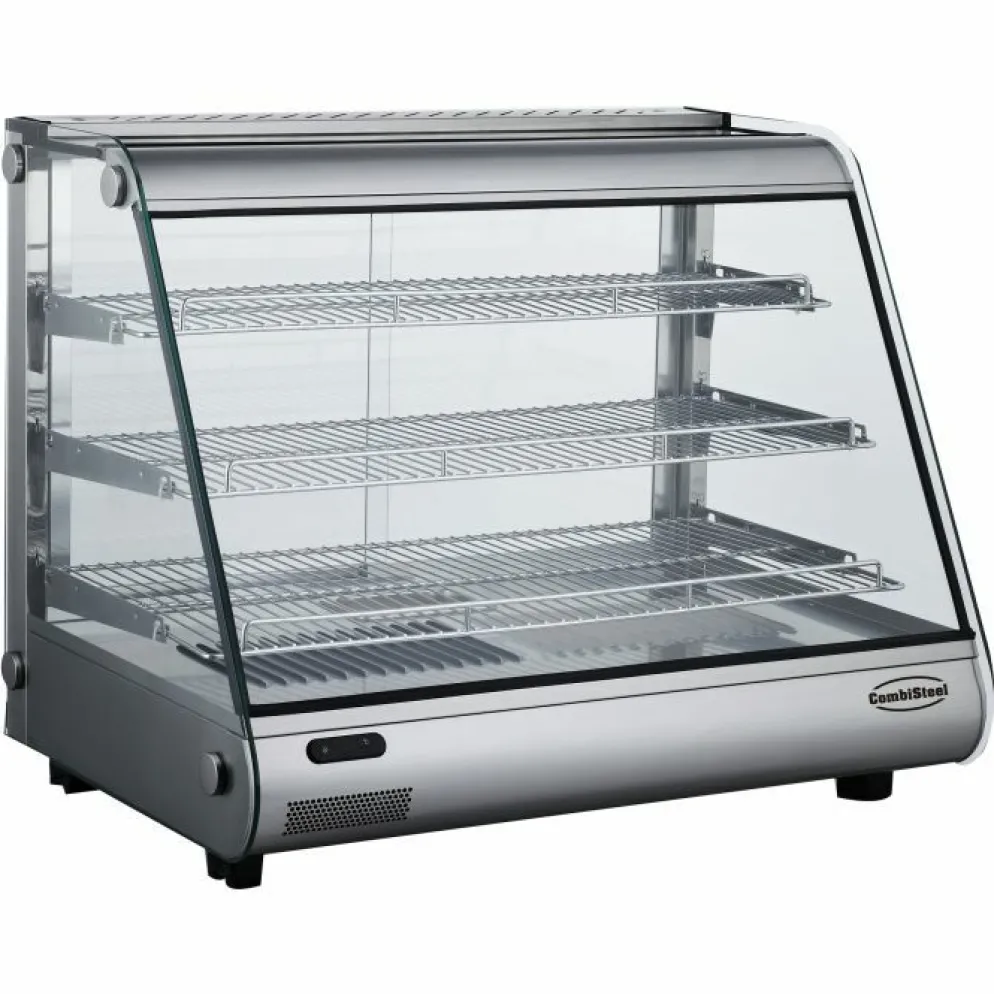 Combisteel Wärmevitrine 160 L 857 mm, LED-Beleuchtung