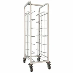 Craven Tablettwagen Stahl für 7 Tabletts, 139,3(H) x 48,5(B) x 57,8(T