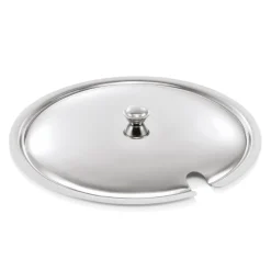 Deckel für Terrine 1475 300, mit Löffelaussparung, Chromnickelstahl