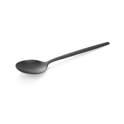 Dessertlöffel Set ALEX BLACK, mit schwarz, matter PVD Beschichtung, 16 cm, Set á 12 Stück