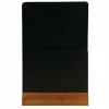 Doppelseitige Tischtafel mit Menühalter, 32,5 x 21cm