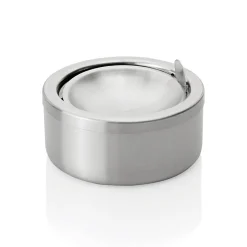 Druckaschenbecher, Ø 11,5 cm, Edelstahl