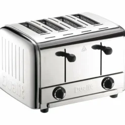 Dualit Toaster 49900 Edelstahl, 4 Scheiben Toaster