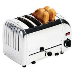 Dualit Toaster 40352 Edelstahl, 4 Scheiben Toaster
