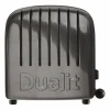 Dualit Toaster 40348 grau, 4 Scheiben Toaster
