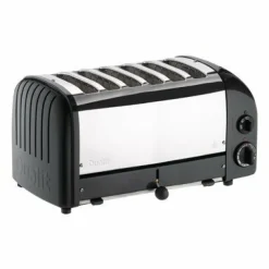 Dualit Toaster 60145 schwarz, 6 Scheiben