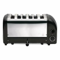Dualit Toaster 60145 schwarz, 6 Scheiben