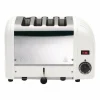 Dualit Toaster 40355 weiß, 4 Scheiben Toaster