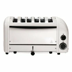 Dualit Toaster 60146 weiß, 6 Scheiben Toaster