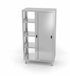 Durchreicheschrank mit Trennwand  Schiebetüren 800x700x1800 mm