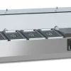 ecoFrost Aufsatzkühlvitrine für 4x 1/3 GN, 1200x395x435mm