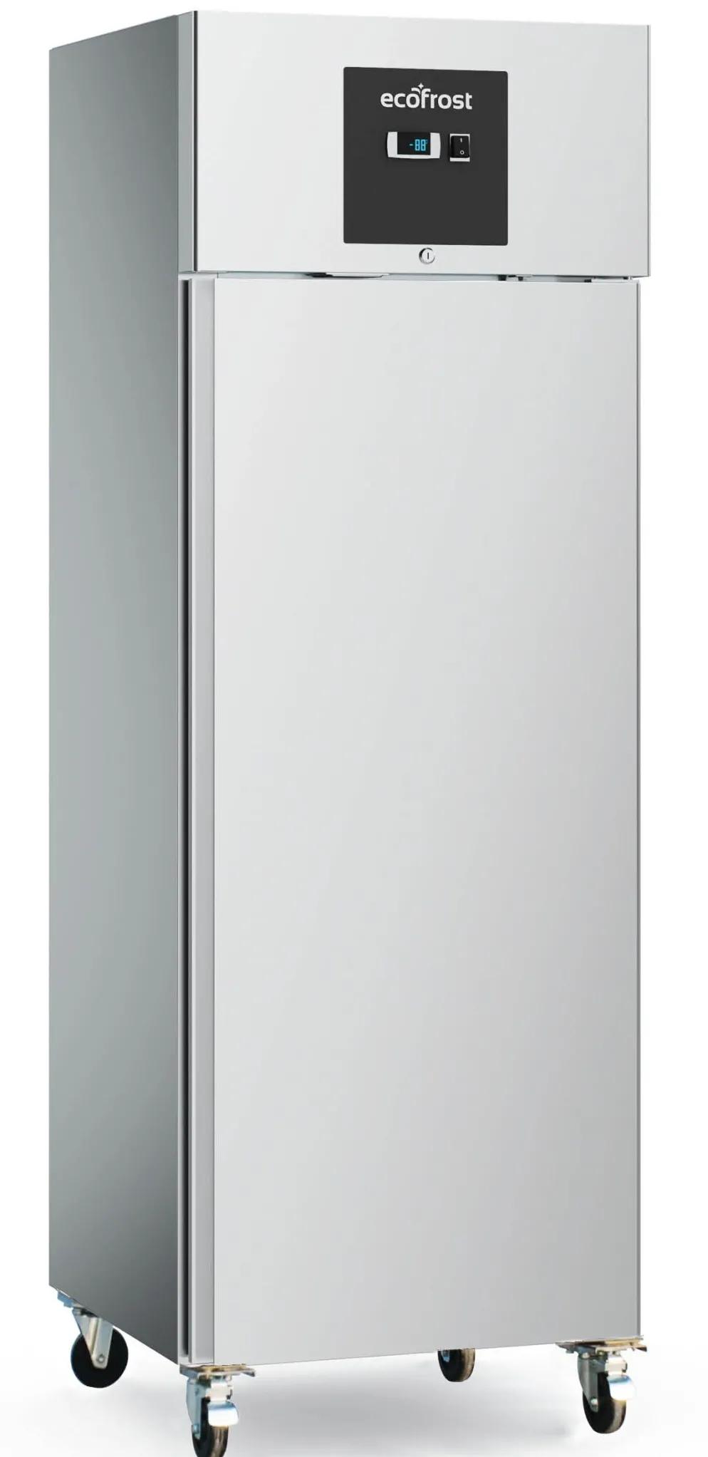 ecoFrost Edelstahl Kühlschrank RFS 400 Liter, 680x710x2010mm