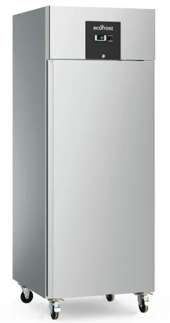 ecoFrost Edelstahl Tiefkühlschrank RFS 1 Tür, 740x830x2010mm