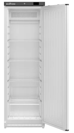 ecoFrost Kühlschrank weiß 1 Tür 400L, 600x639x1875mm