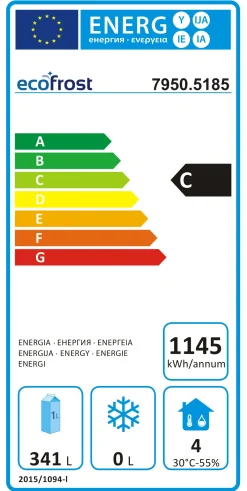 ecoFrost 700 Kühltisch 6 Schubladen, 1795x700x850mm