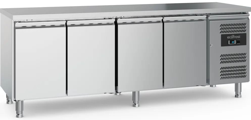 ecoFrost 600 Kühltisch 4 Türen, 2230x600x850mm