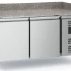 ecoFrost Pizzatisch 2 Türen mit Rädersatz, 1515x800x1000mm