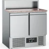 ecoFrost Pizzatisch 2 Türen 5x 1/6 GN, 900x700x1075mm