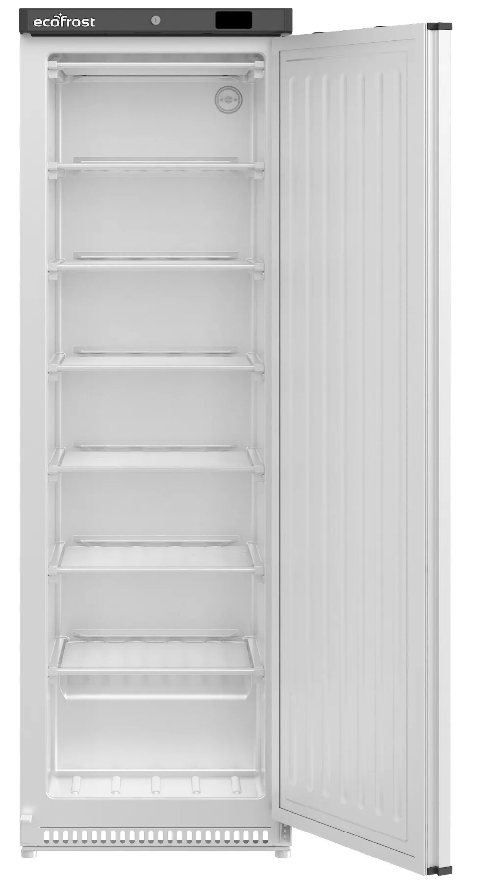 ecoFrost Tiefkühlschrank weiß 1 Tür 400L, 600x639x1875mm