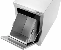 Edelstahl Abfalleimerschrank 700A1, 28 Liter
