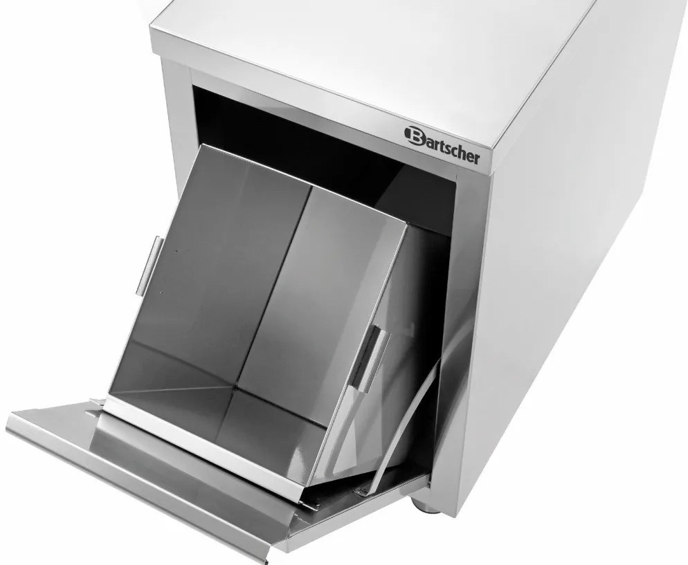 Edelstahl Abfalleimerschrank 700A1, 28 Liter